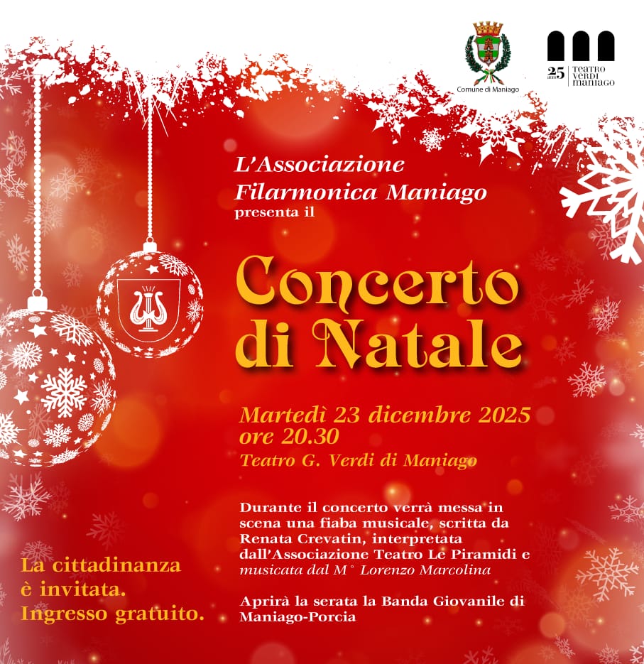 Foto: 23 Dicembre Concerto di Natale -Teatro Verdi di Maniago